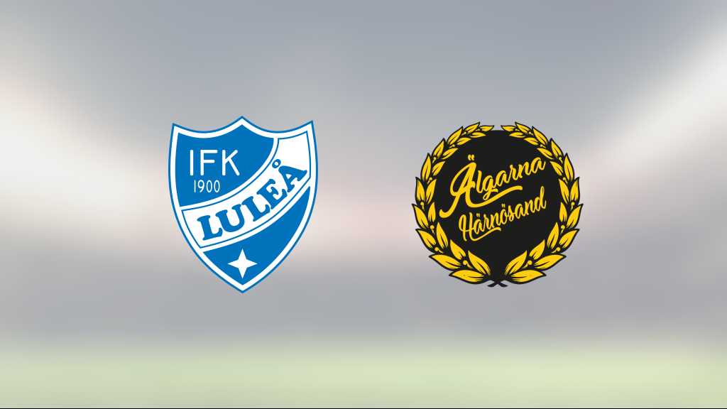 IFK Luleå tog rättvis seger mot Älgarna-Härnösand IF