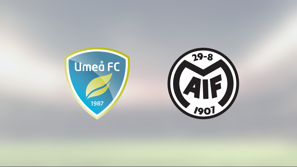 Efter förlustraden: Poäng igen för Umeå FC – 1-1 mot Motala