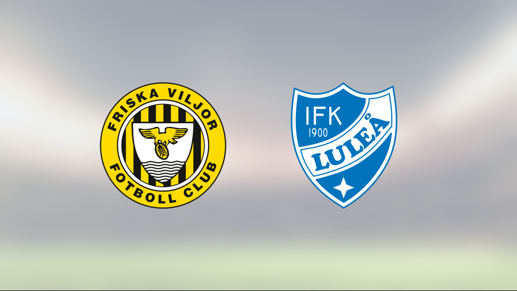 0-0 i toppmötet mellan Friska Viljor och IFK Luleå