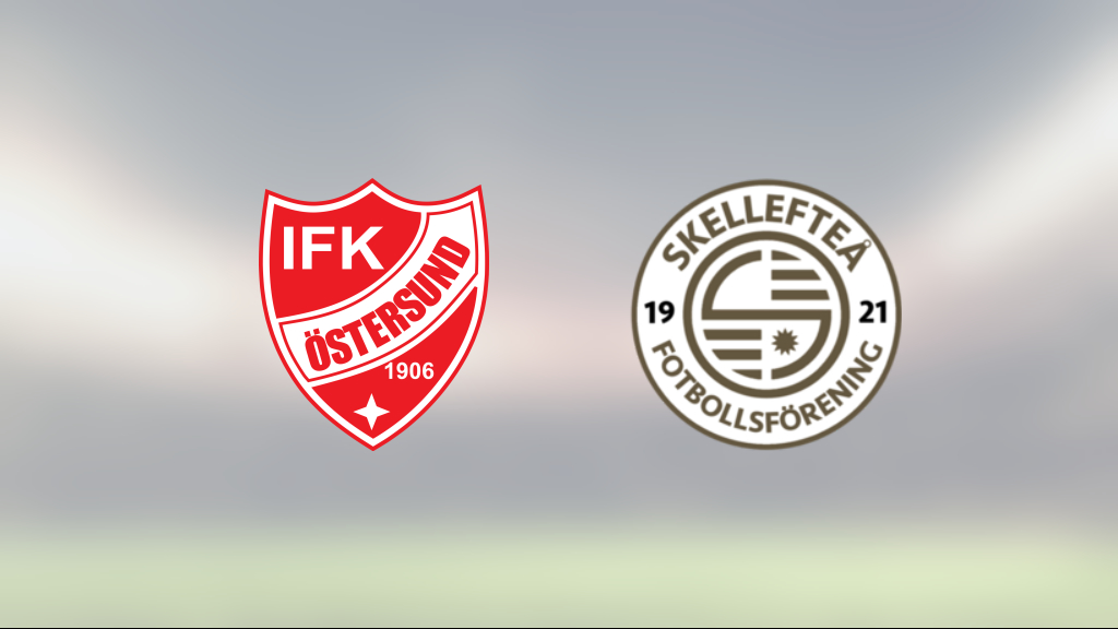 IFK Östersund och Skellefteå FF delade på poängen efter 1-1