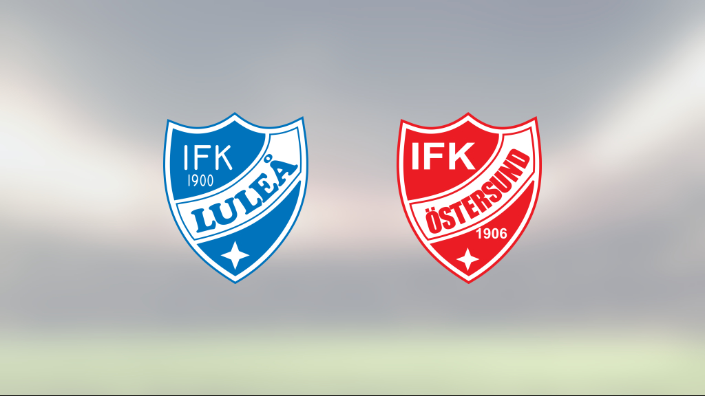 IFK Östersund vann med 3-2 borta mot IFK Luleå