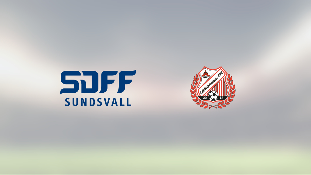 Seger för Lidköping FK mot Sundsvalls DFF efter tidigt avgörande