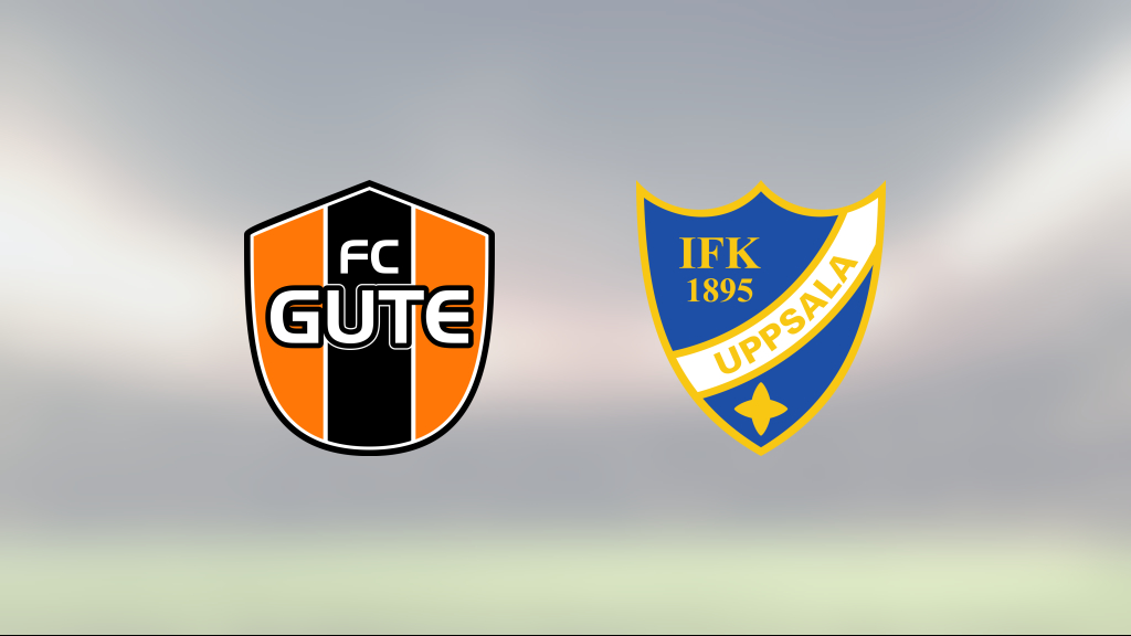 Efter förlustsviten: Poäng igen för FC Gute – 1-1 mot IFK Uppsala