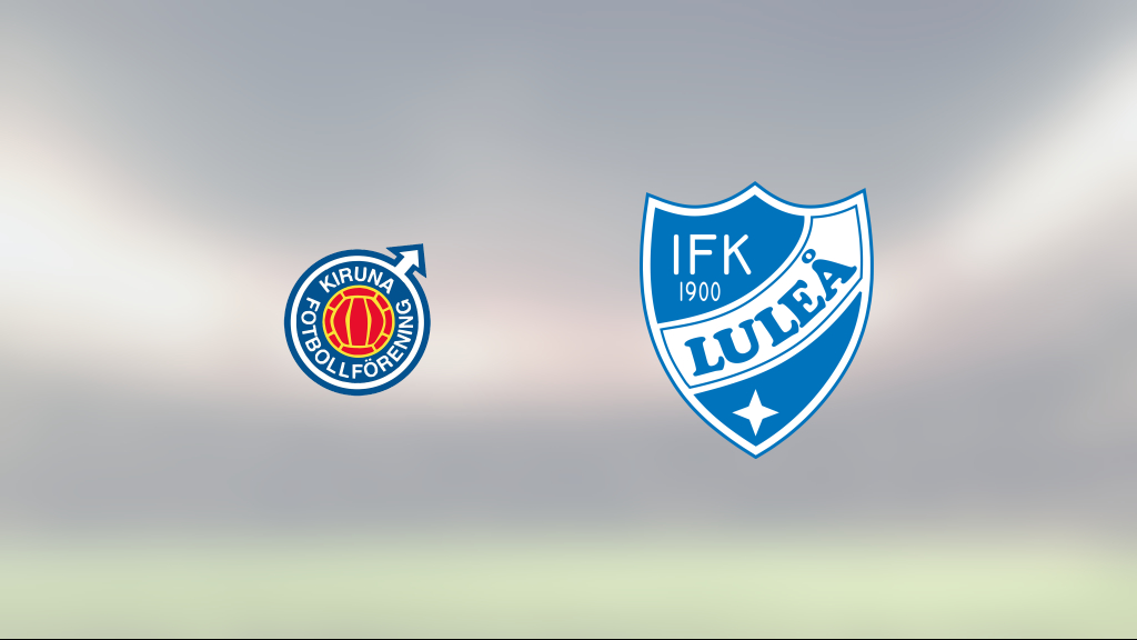 IFK Luleå ledde i halvtid – men tappade i andra mot Kiruna FF