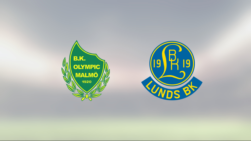 Lunds BK segrare borta mot Olympic – Mirza Halvadzic matchvinnare