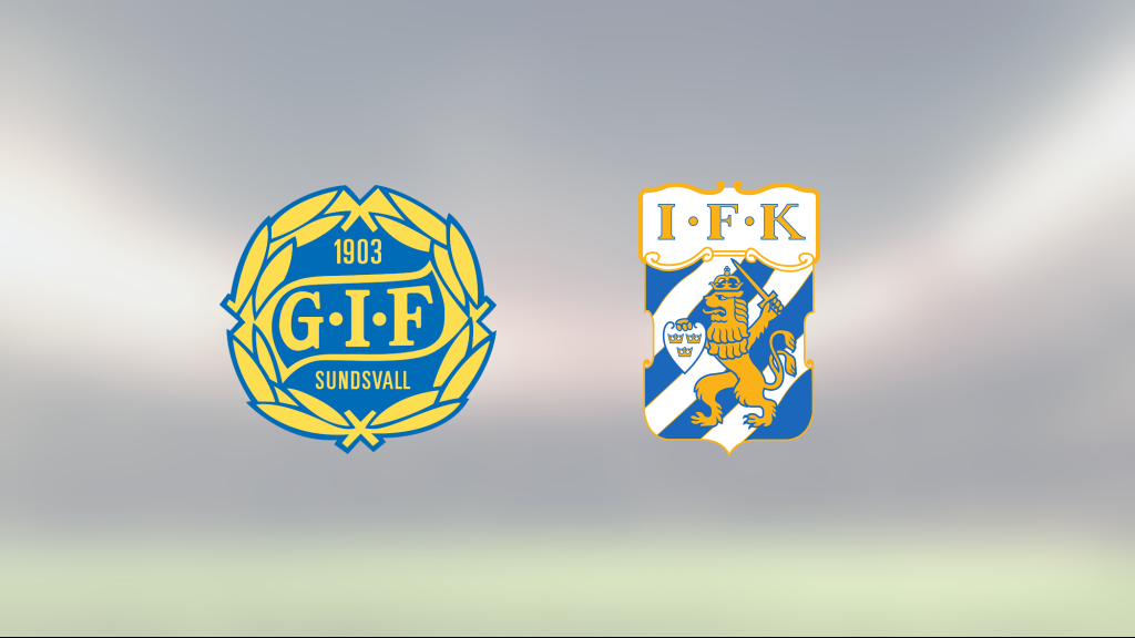 Segerlös svit bröts när GIF Sundsvall vann mot IFK Göteborg med 3-2