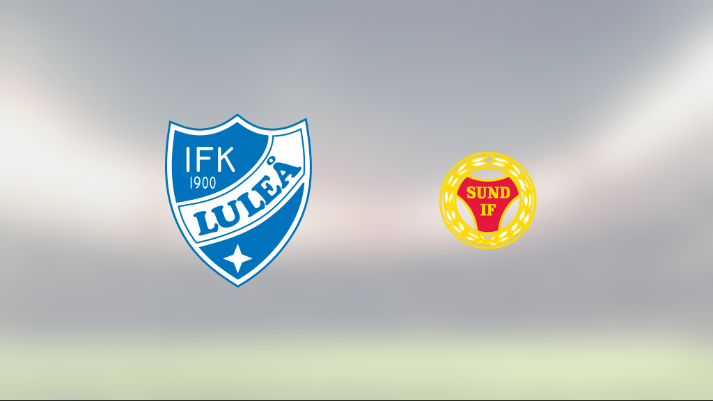 Missat kval för IFK Luleå efter förlust mot Sund