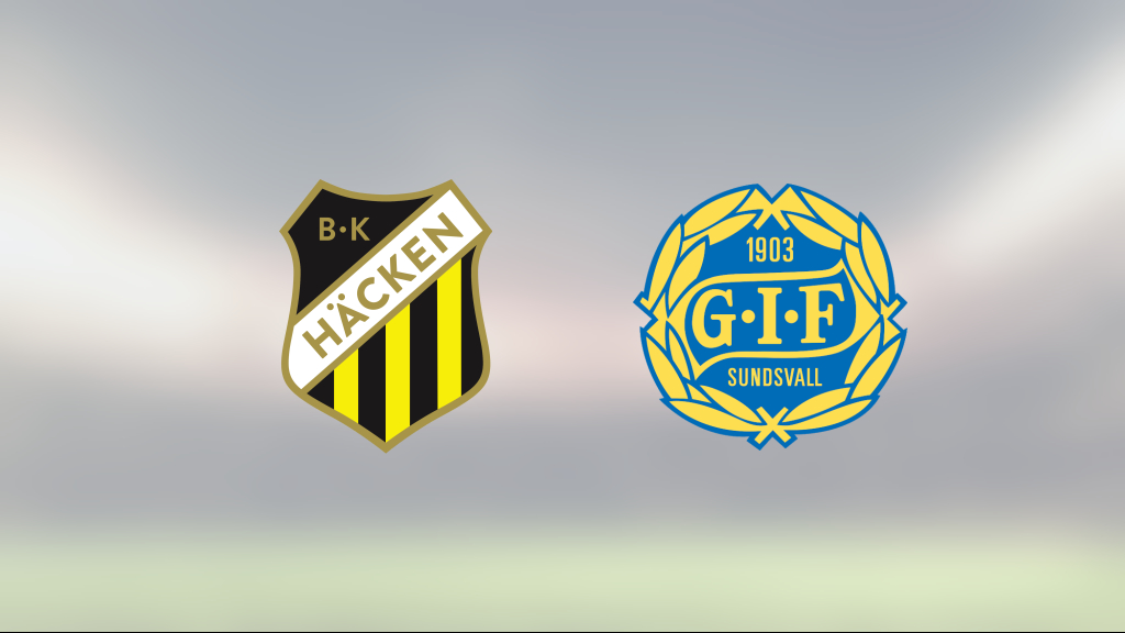 Häcken svårslaget – elfte matchen i rad med poäng efter 4-1