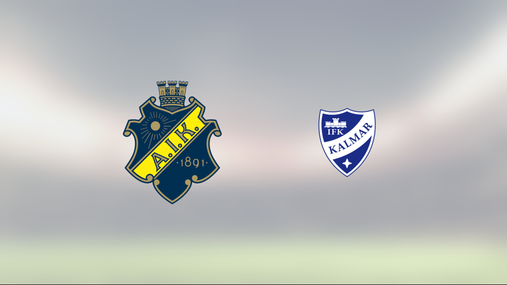 IFK Kalmar avgjorde före paus mot AIK