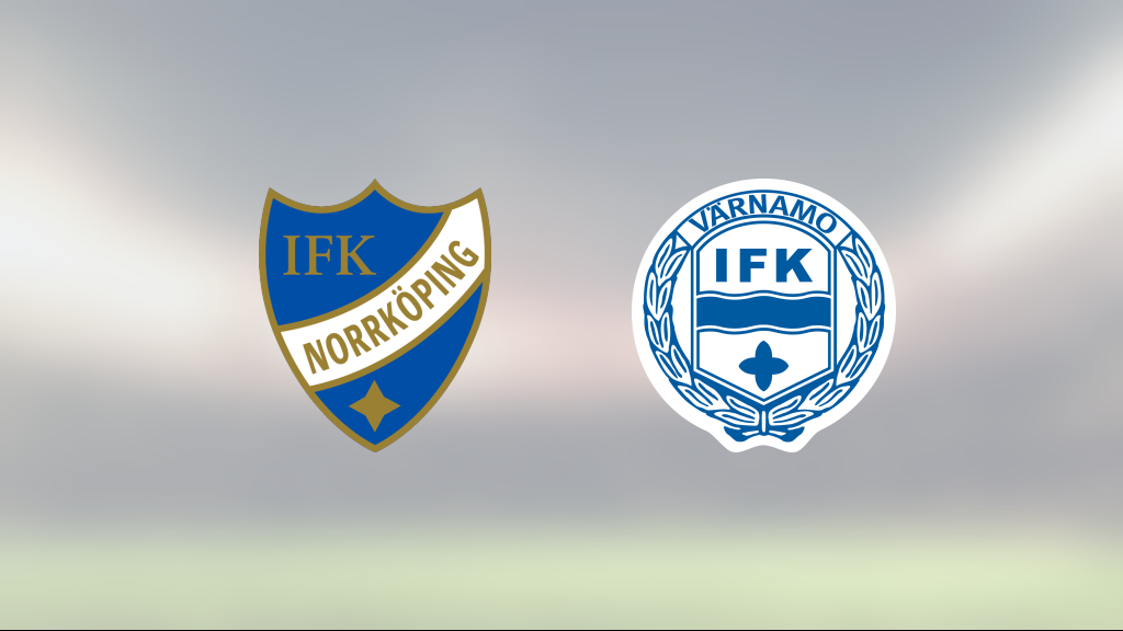 Norrköping vann med 2-1 hemma mot Värnamo