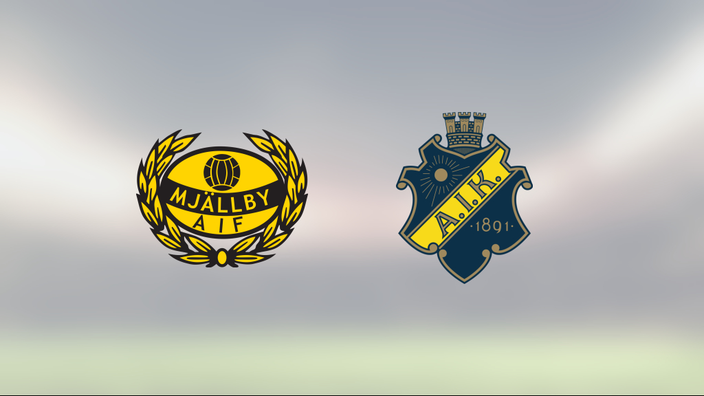 Mjällby och AIK kryssade i mållös match