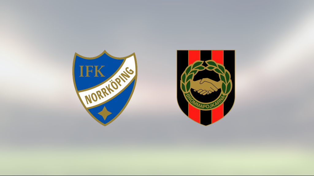 Brommapojkarna avgjorde i andra halvlek mot Norrköping