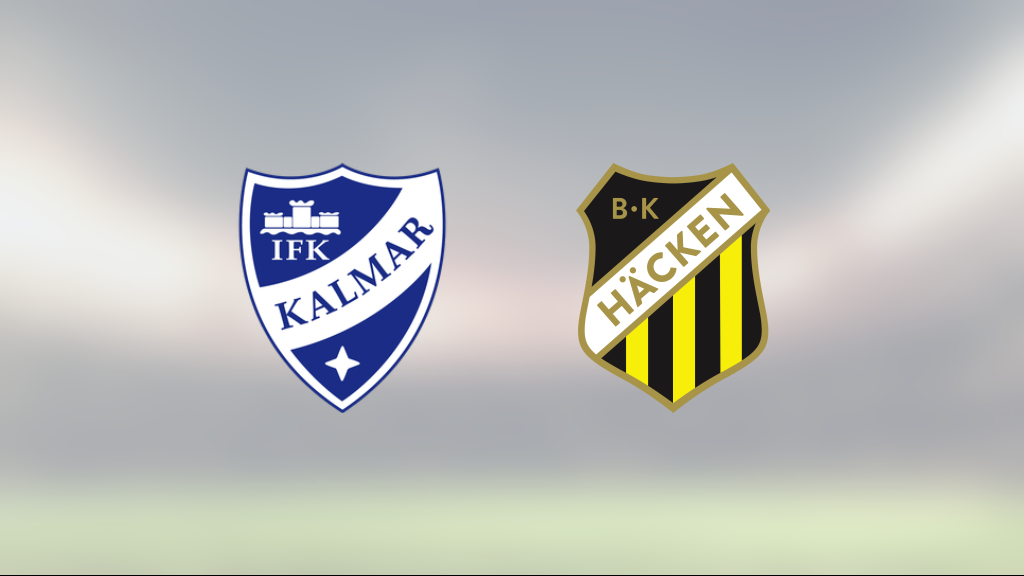 Häcken segrade mot IFK Kalmar på bortaplan