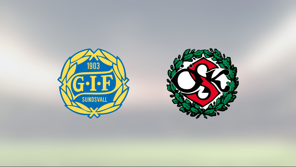 Förlustsviten bruten för GIF Sundsvall – efter 2-2 mot Örebro