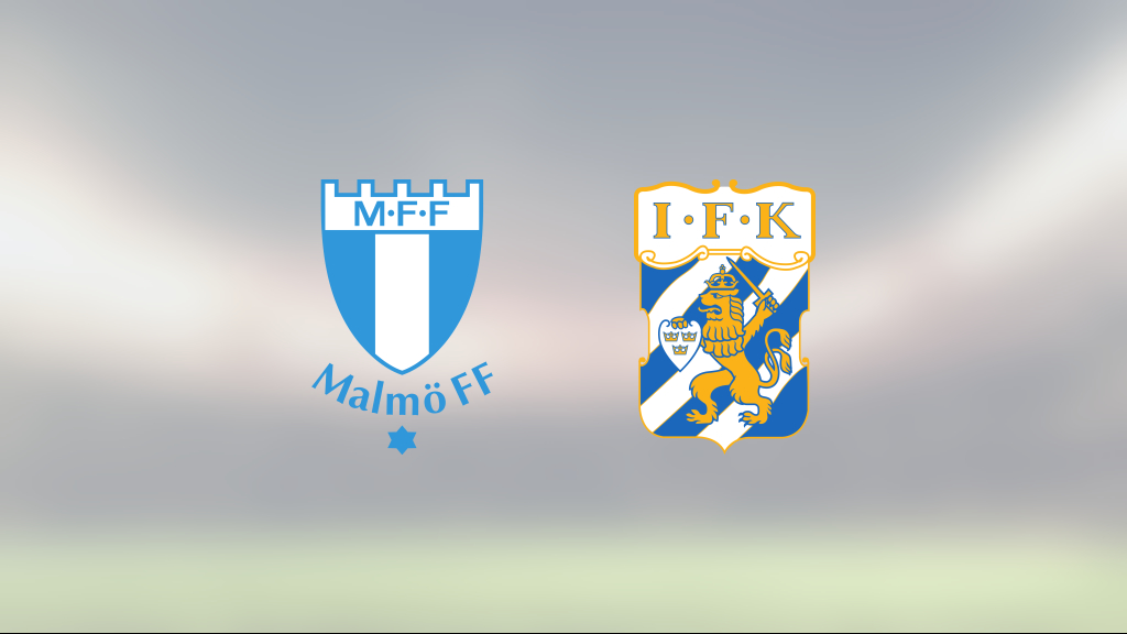 Stark insats när IFK Göteborg tog poäng borta mot Malmö FF