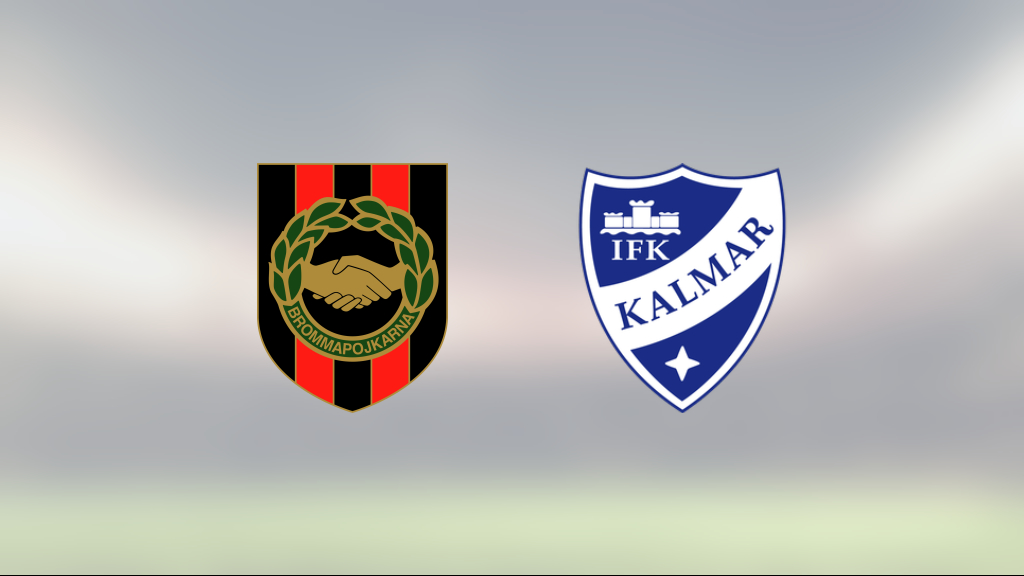 Målfest för Brommapojkarna hemma mot IFK Kalmar