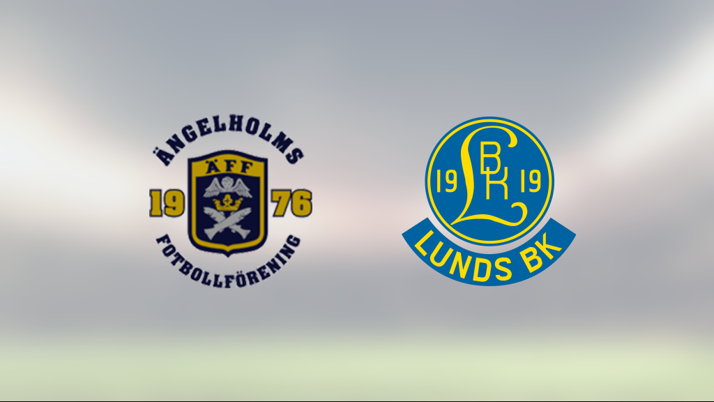 Kalle Larssons mål gav 1-1 för Lunds BK mot Ängelholm