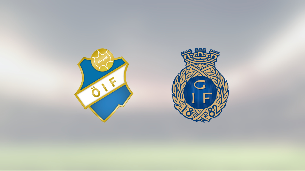 Mållös match när Öster mötte Gefle