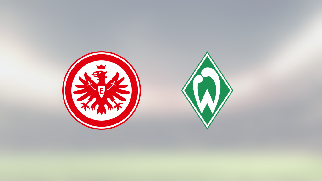 Eintracht Frankfurt och Werder Bremen delade på poängen efter 1–1