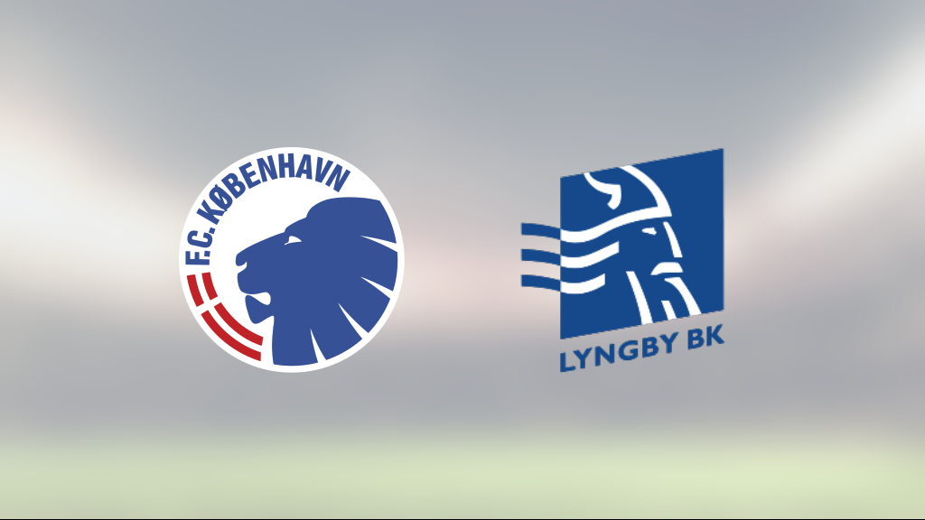 Jonas Wind tvåmålsskytt för FC Köpenhamn i segern mot Lyngby