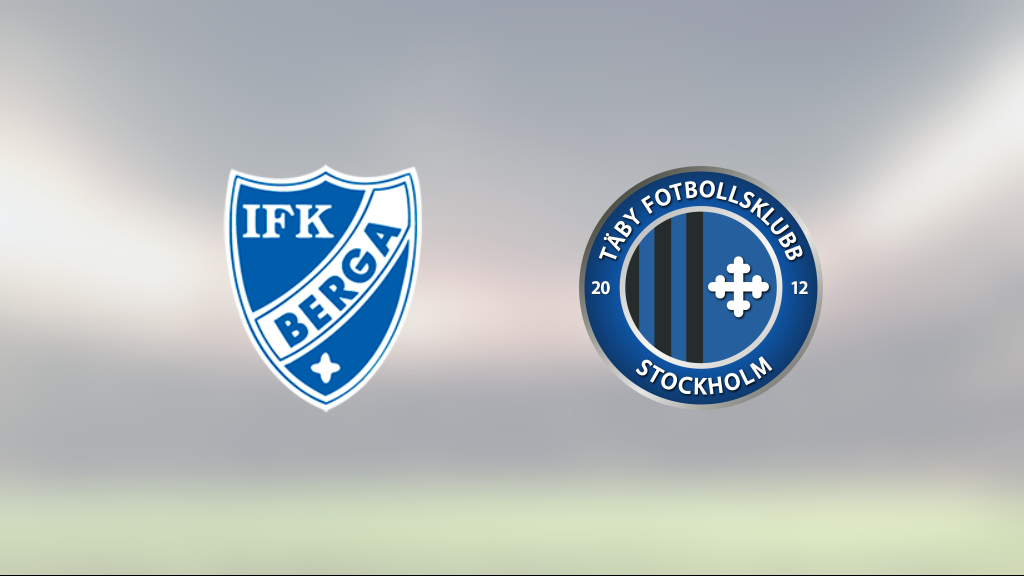 Förlustsviten bruten för IFK Berga – efter 2–1 mot Täby FK