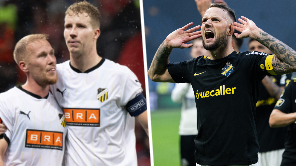 AIK:s och BK Häckens startelvor presenterade