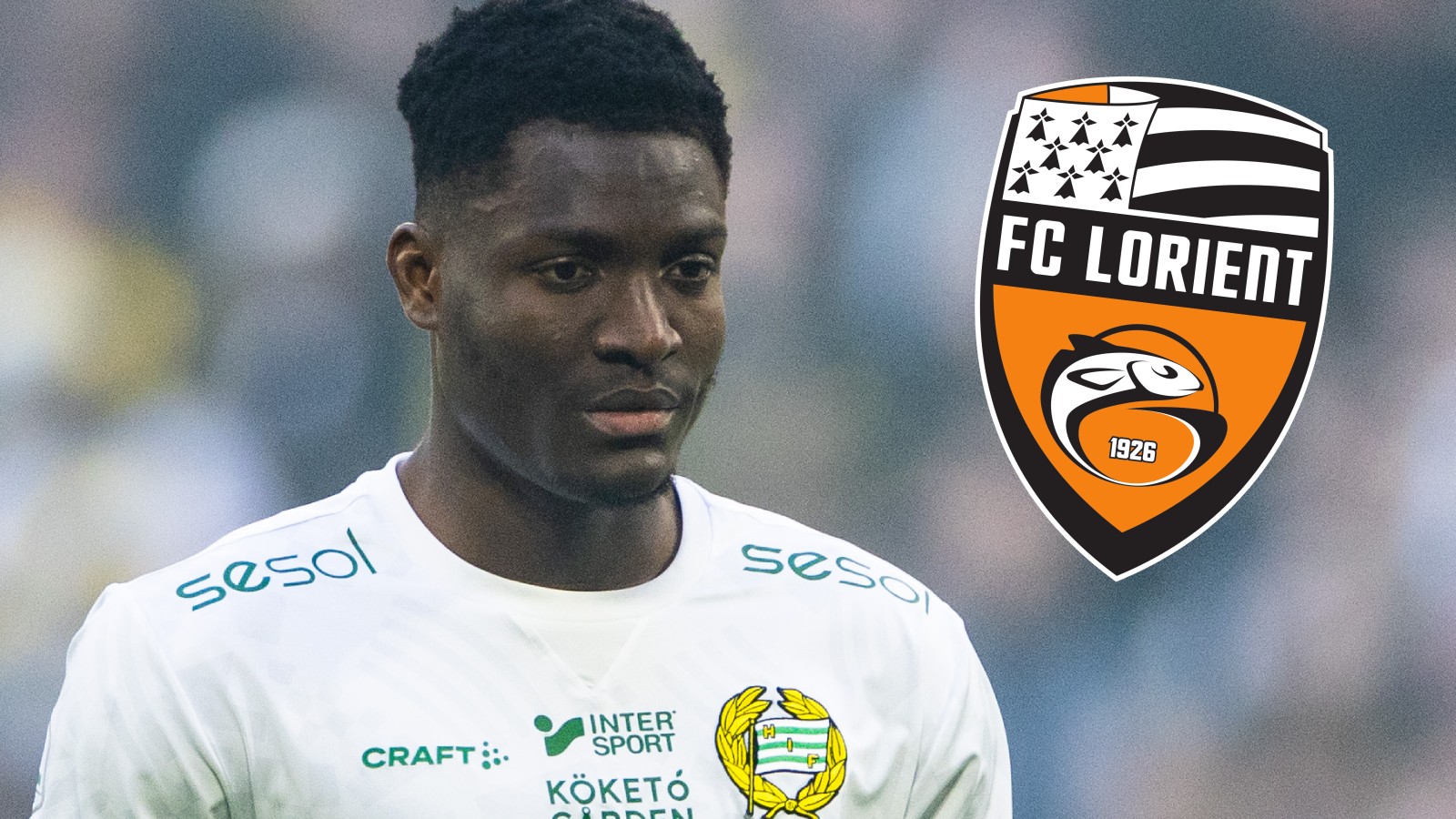 Klart: Nathaniel Adjei presenterad av Lorient