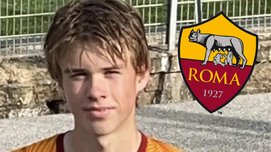 Vasalunds 15-årige stortalang tränar just nu med AS Roma