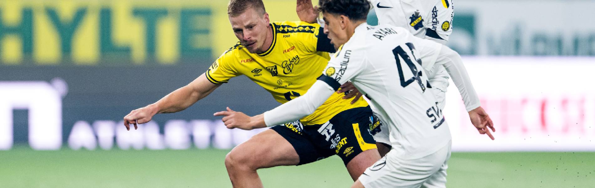 Halvtid mellan Elfsborg och AIK