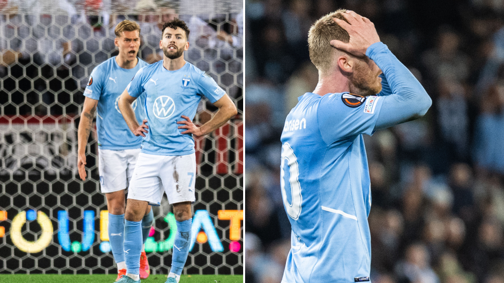 Malmö FF på väg ut ur Europa League – föll trots utvisning