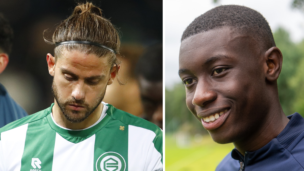 UPPGIFTER: Ramon-Pascal Lundqvist och Yahya Kalley ser ut att dumpas av Groningen