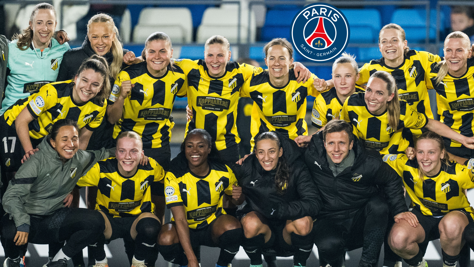 KLART: BK Häcken ställs mot Paris Saint Germain i Champions League-kvartsfinal