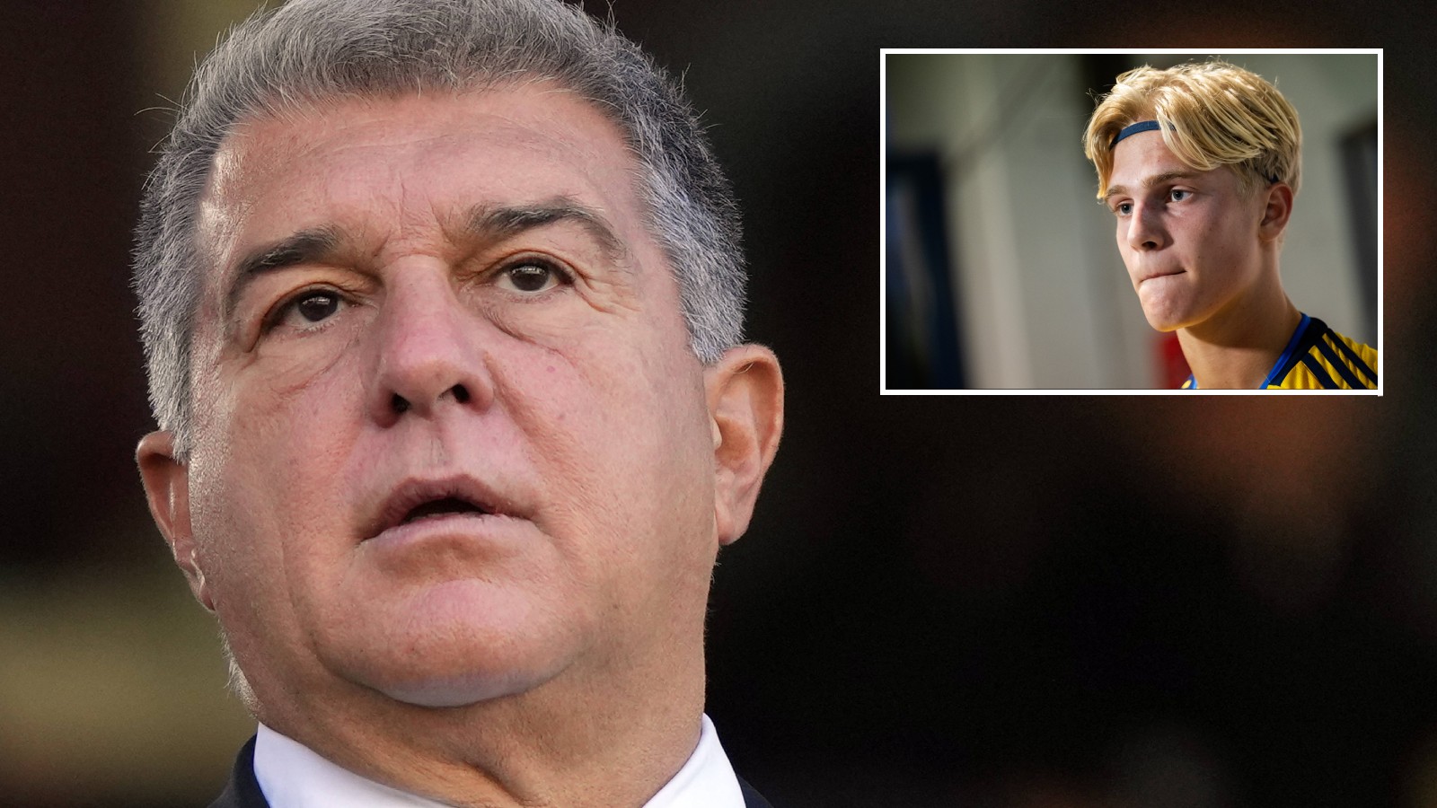 Joan Laporta: ”Bergvall inte skrivit på för någon annan än”