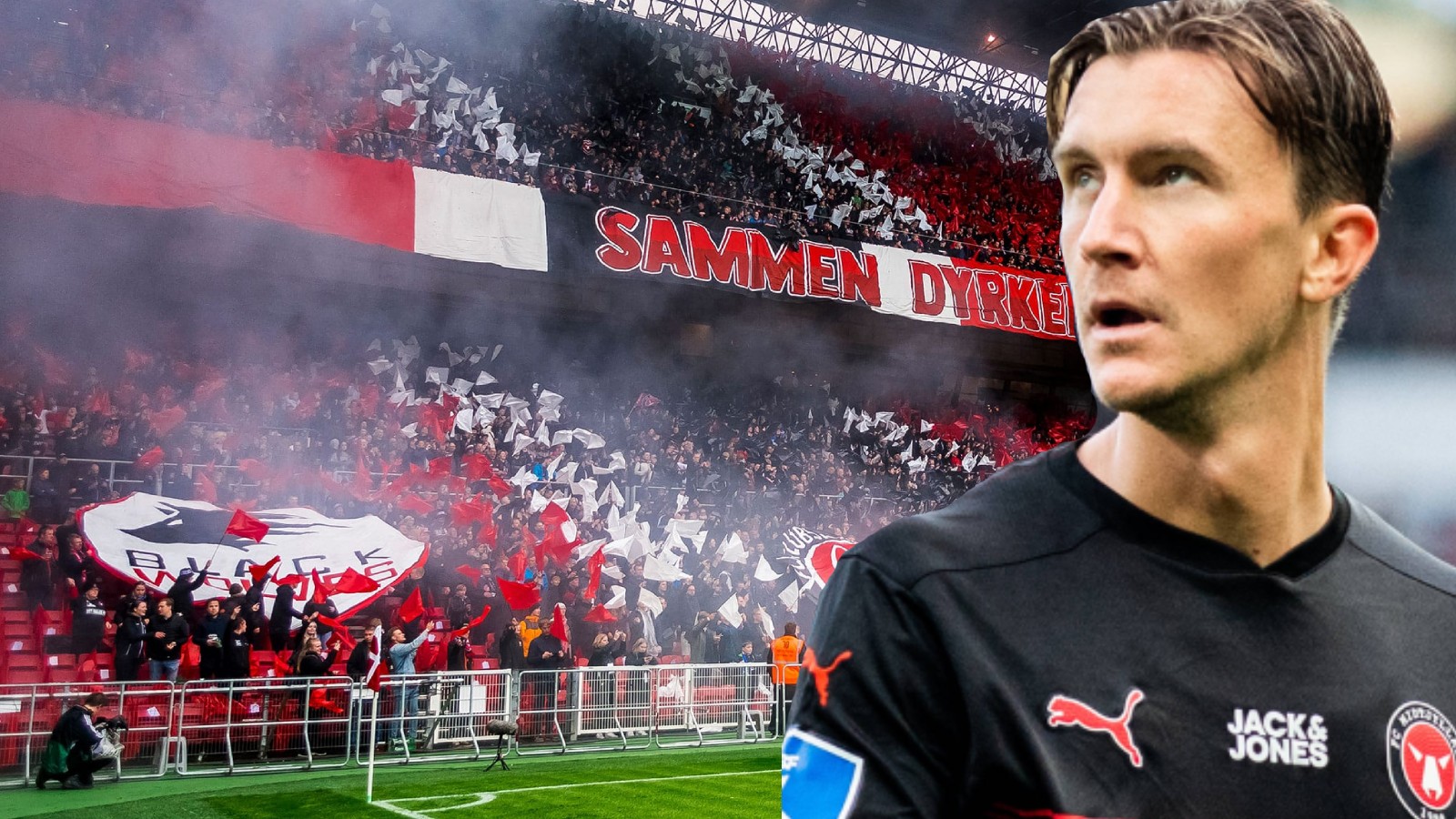 FC Midtjylland förbereder Kristoffer Olsson-tifo