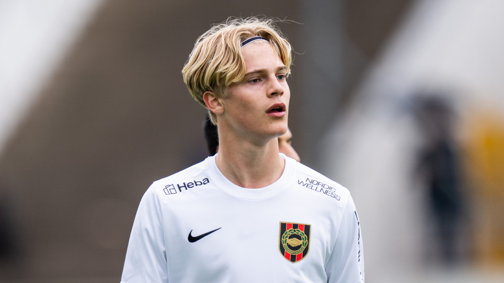 Lucas Bergvall slog till med sitt första mål i superettan