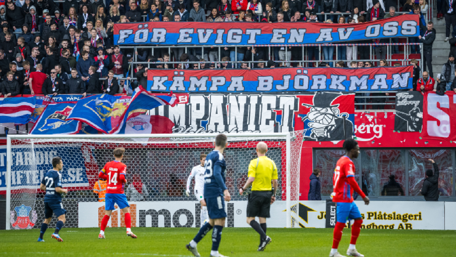 Helsingborg kryssade i Björkmans hyllningsmatch