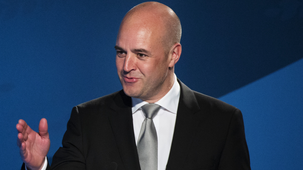 UPPGIFTER: Fredrik Reinfeldt kan blir ordförande för Svenska fotbollförbundet