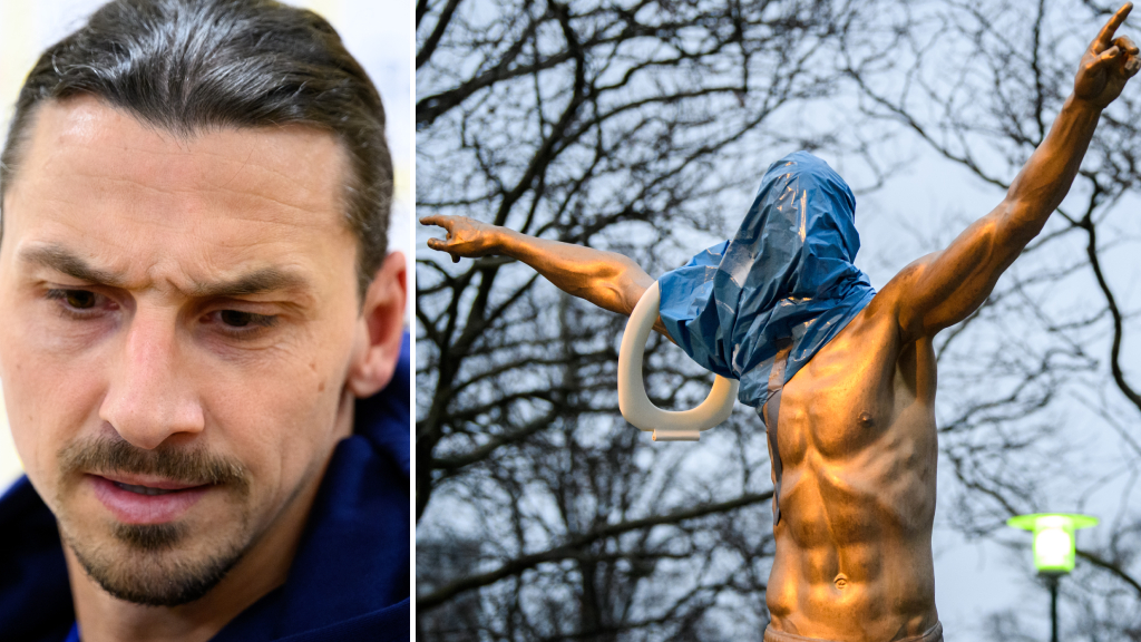 Reparerad och klar – men Zlatan statyn ställs inte ut