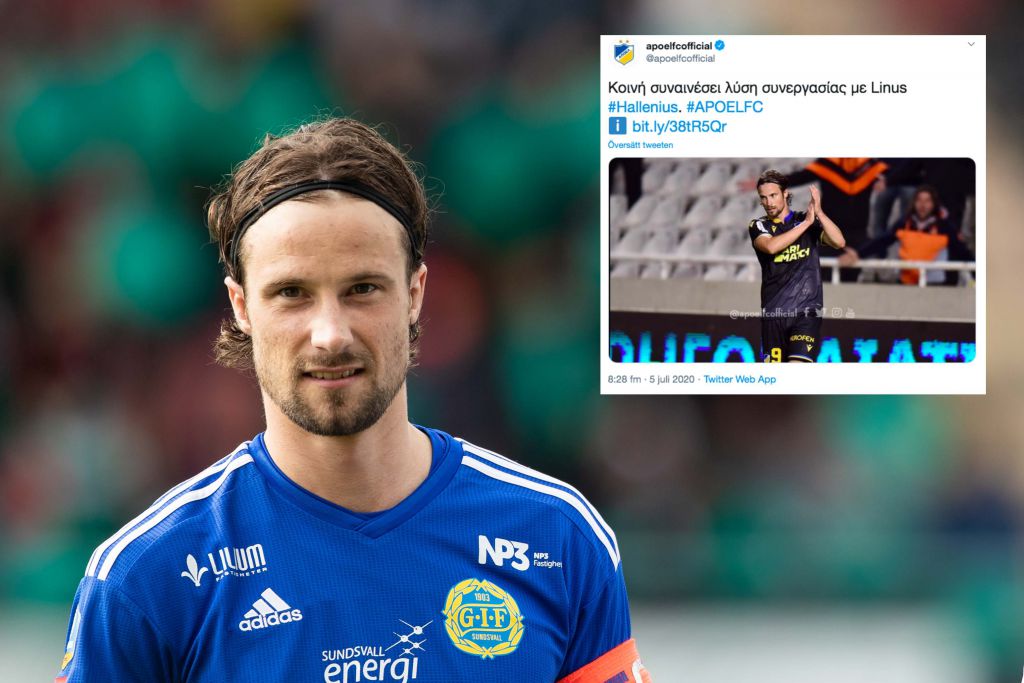 Hallenius bryter med APOEL