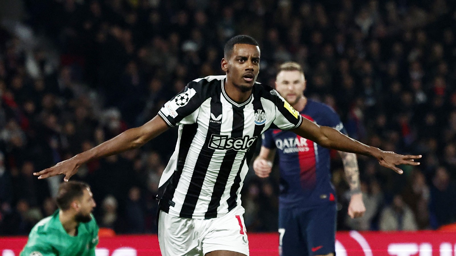 Alexander Isak målskytt mot PSG