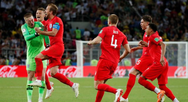 England nästa för Sverige – straffade Colombia