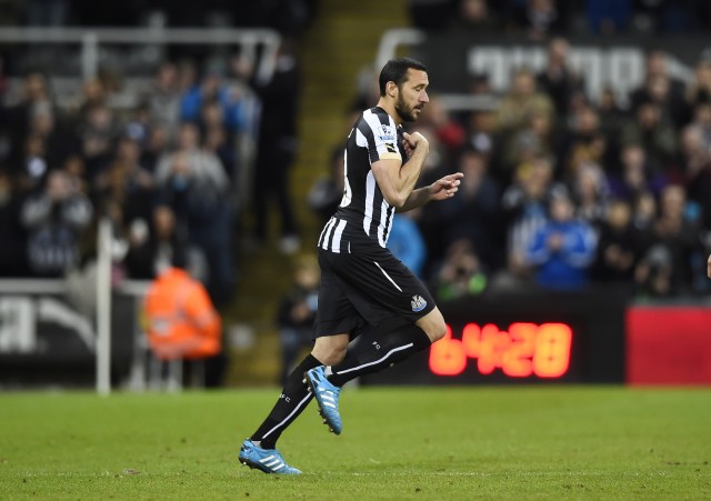 Startelvor: Leicester-Newcastle — Jonas Gutierrez från start