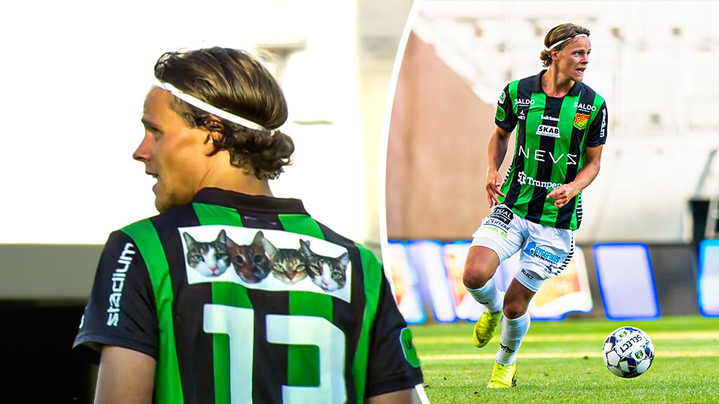 Gais sponsordrag – kat(t)jing på matchtröjan: “Räddade katter”