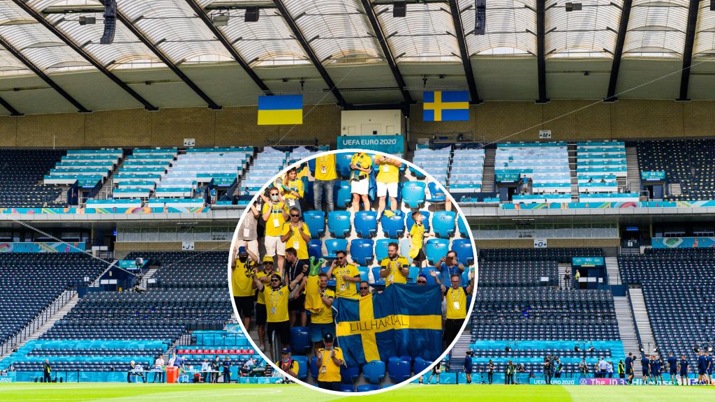 Sveriges stöd i Glasgow ikväll – 700 supportrar