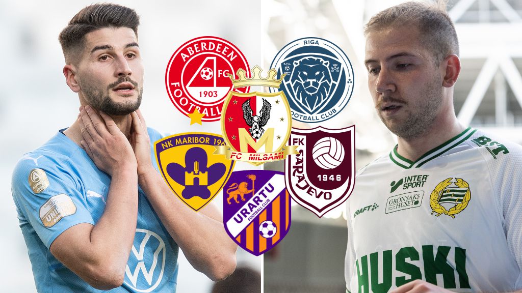 Europanytt för MFF, Bajen, Elfsborg och Häcken