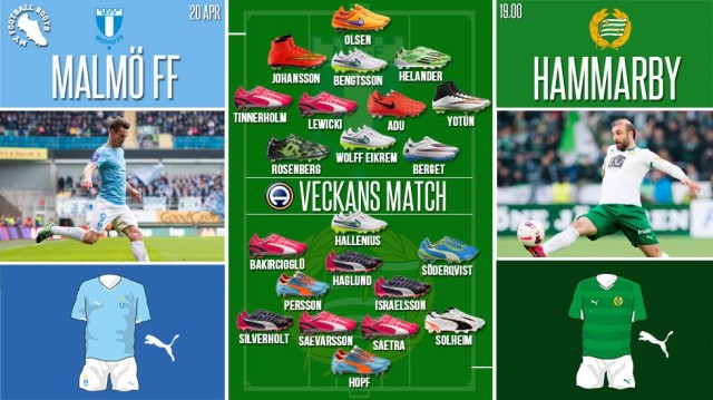 KOLLA IN: Så klär sig Malmö FF och Hammarby i kväll