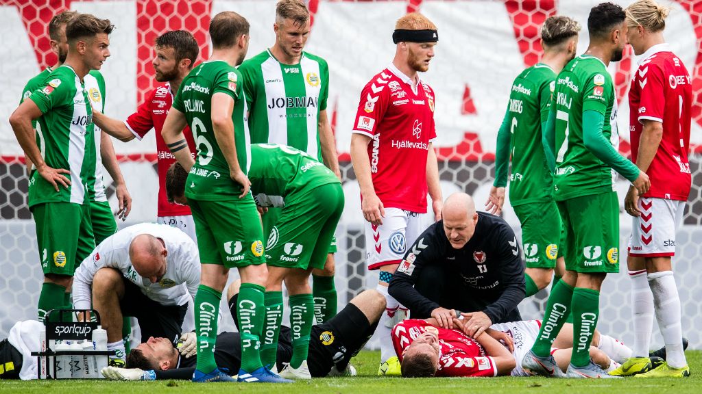 Efter kollisionen med Bajen-målvakten – smärtsamma beskedet idag