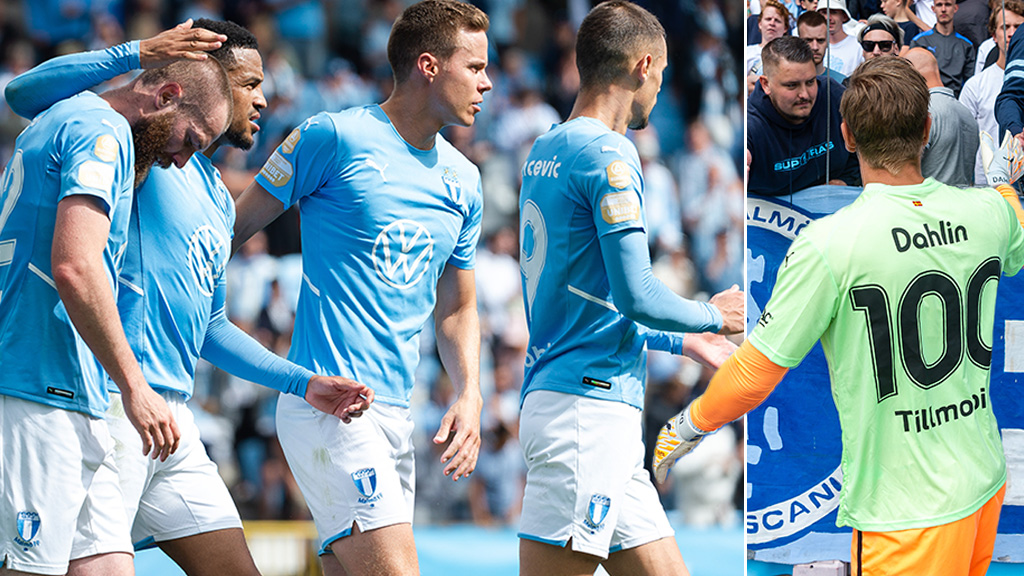 SPELARBETYG: 100 nollor för Dahlin i storvinsten för Malmö FF