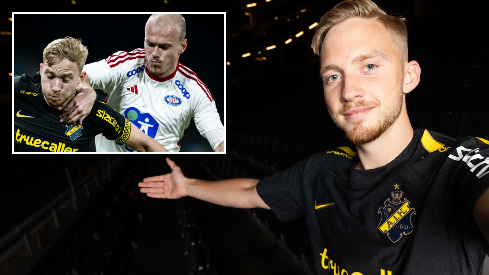 Eskil Edh hånades av Vålerenga-supportrarna i AIK-debuten: “Det var härligt”