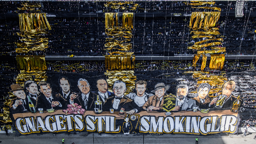 Nya hyllningströjan – ska ge nya intäkter till AIK:s tifogrupp